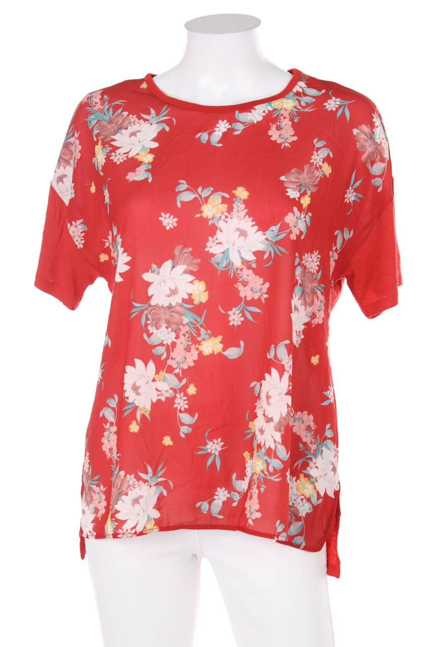 Stradivarius - Shortsleeve-Shirt with floral print - M