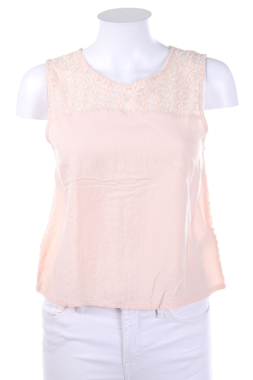 H&M DIVIDED - Top mit Spitze - D 38