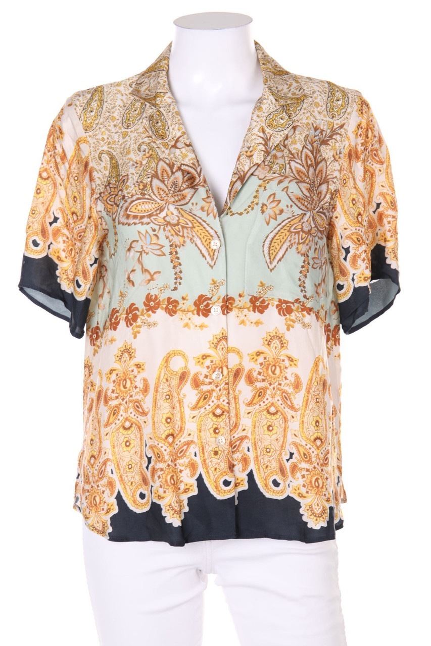H&M - Bluse mit Paisley-Print - XS
