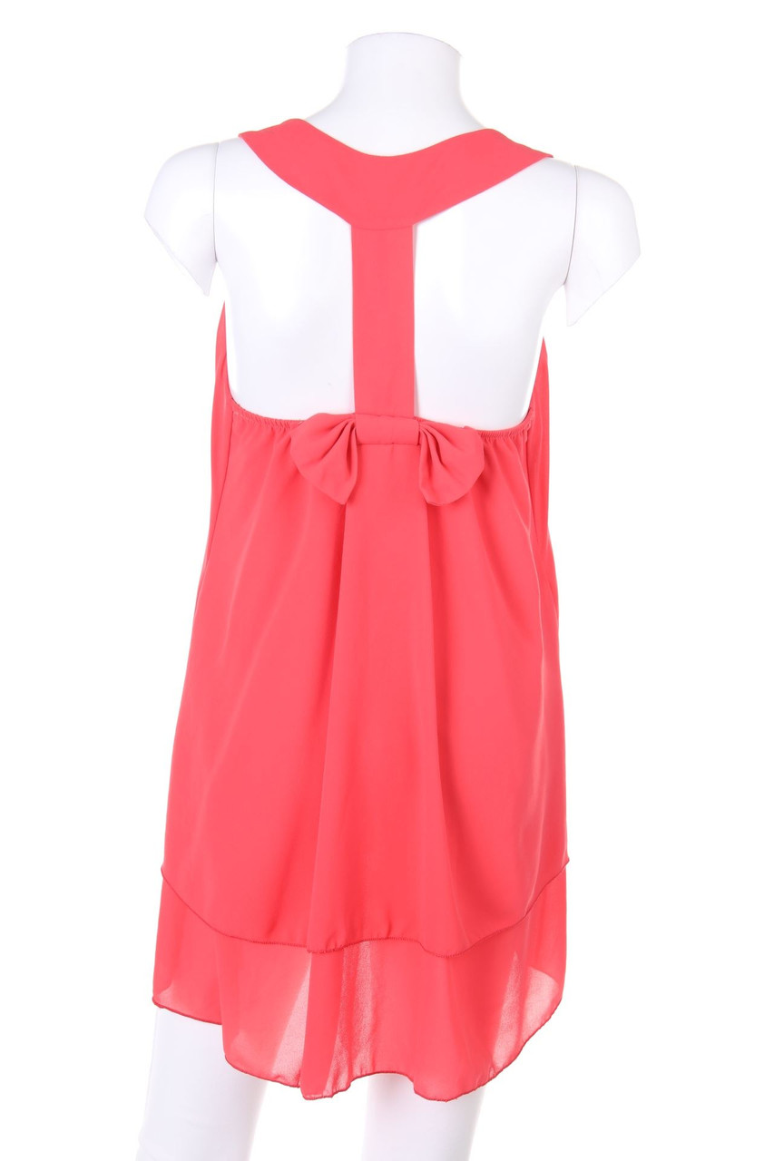 No Label - Blouse Top, Layer Look, Pleated - D 38