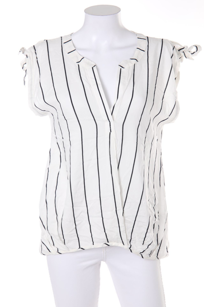 Chicorée - Oversize-Tunic Blouse with Stripes - XS