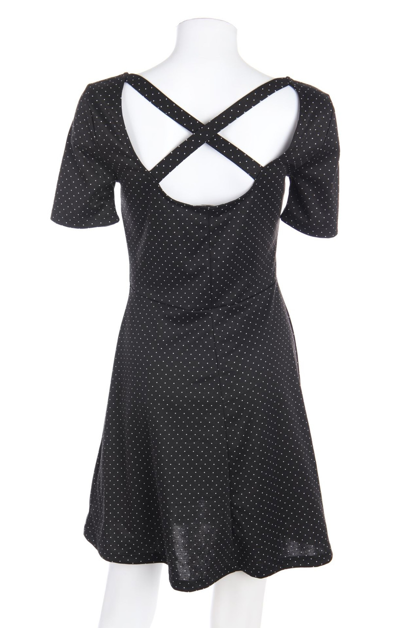 H&M - Abendkleid mit Pünktchen - S