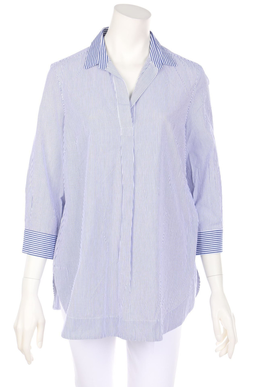 PIAZZA SEMPIONE - Tunic Blouse with Stripes - D 38