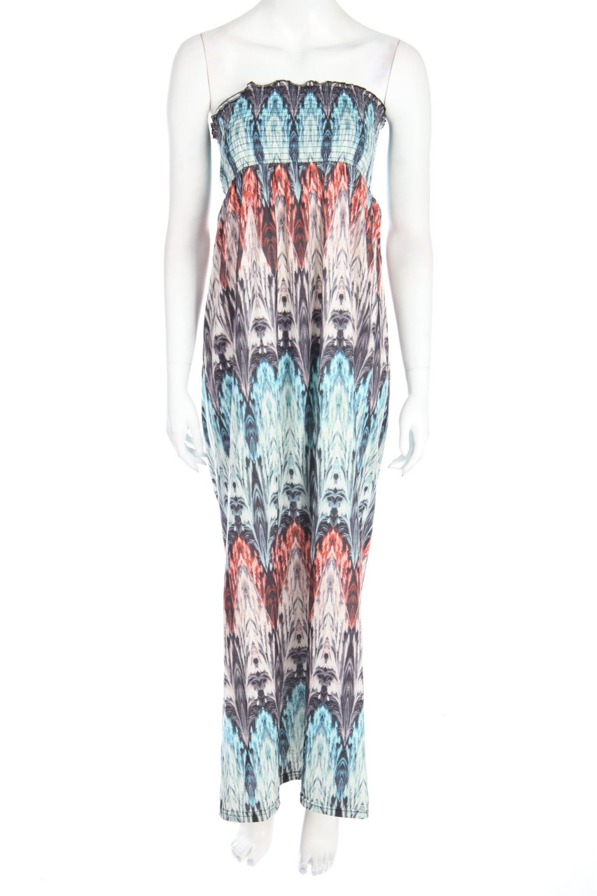 zebra - Maxi Dress with Print - XS