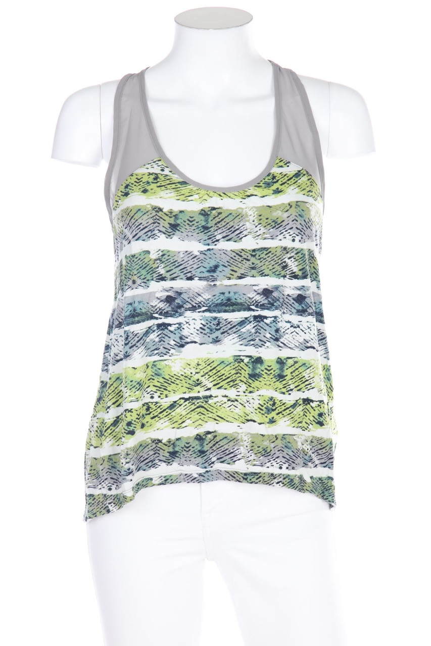 SECONDHAND - Top, Viscose with Print - S