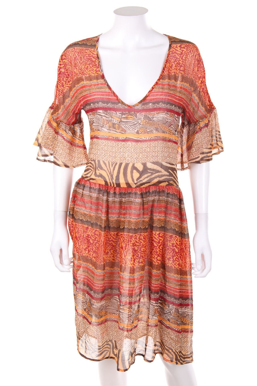 SECONDHAND - dress with Print - D 36