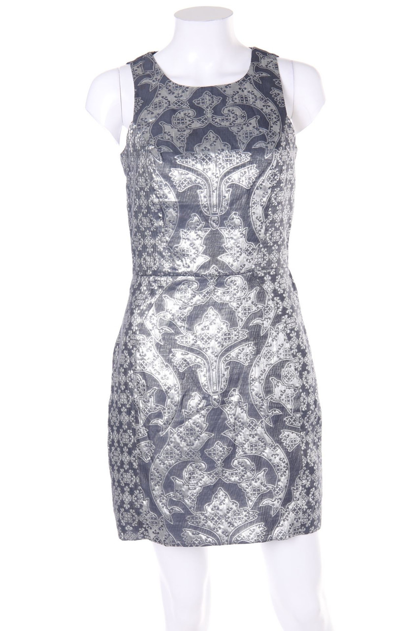 H&M - Etui-Kleid mit Metallic-Effekt - D 36