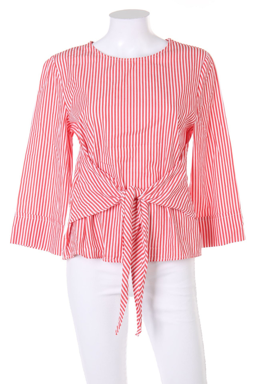 OPUS - Stripe Blouse with Bow - D 38