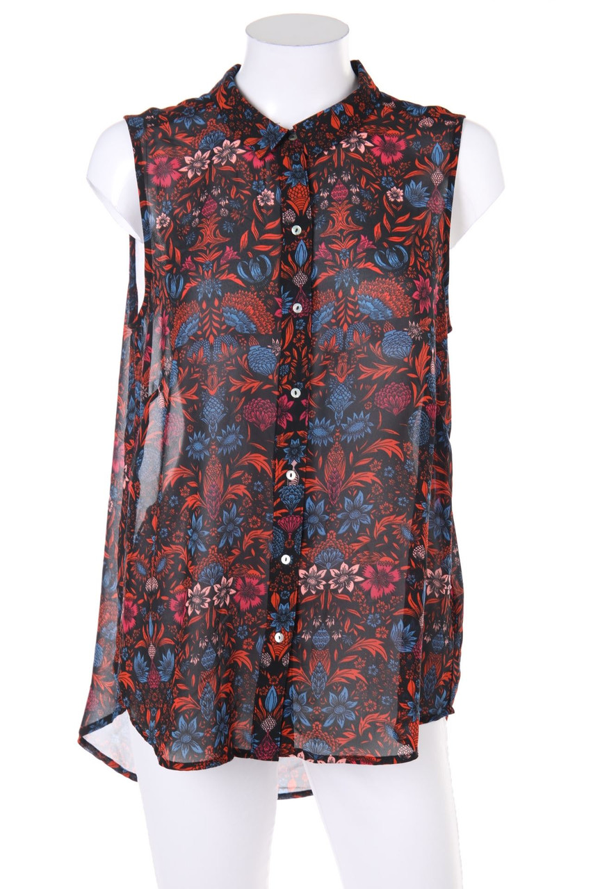 H&M - Blusentop mit floralem Muster - L
