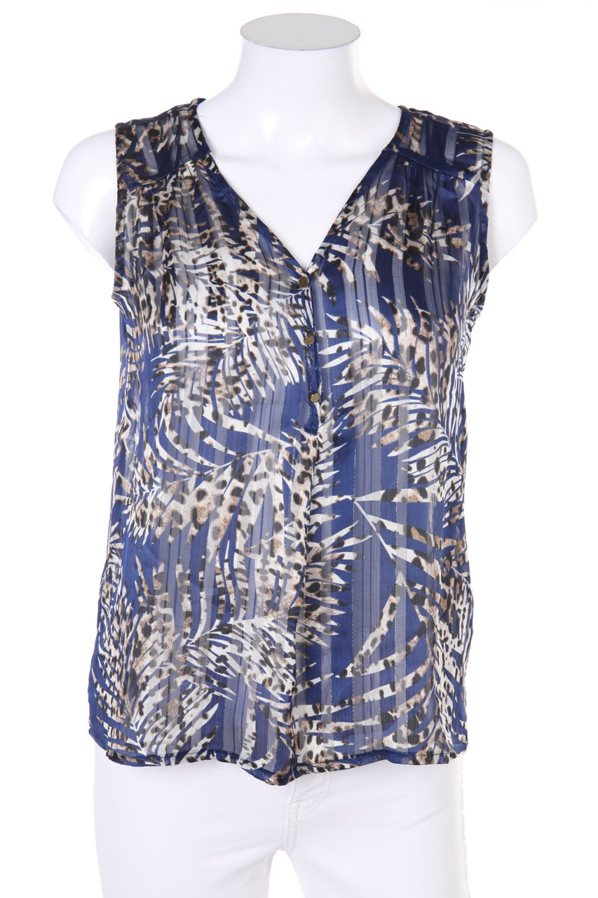 MORGAN - Blouse Top with Metallic Effect - D 36