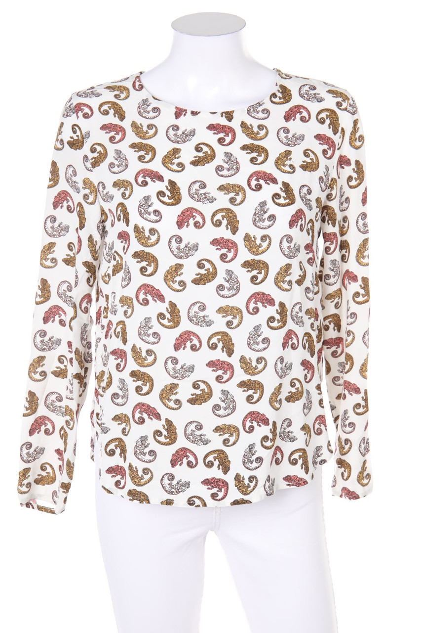 H&M - Bluse aus Viskose mit Print - D 36