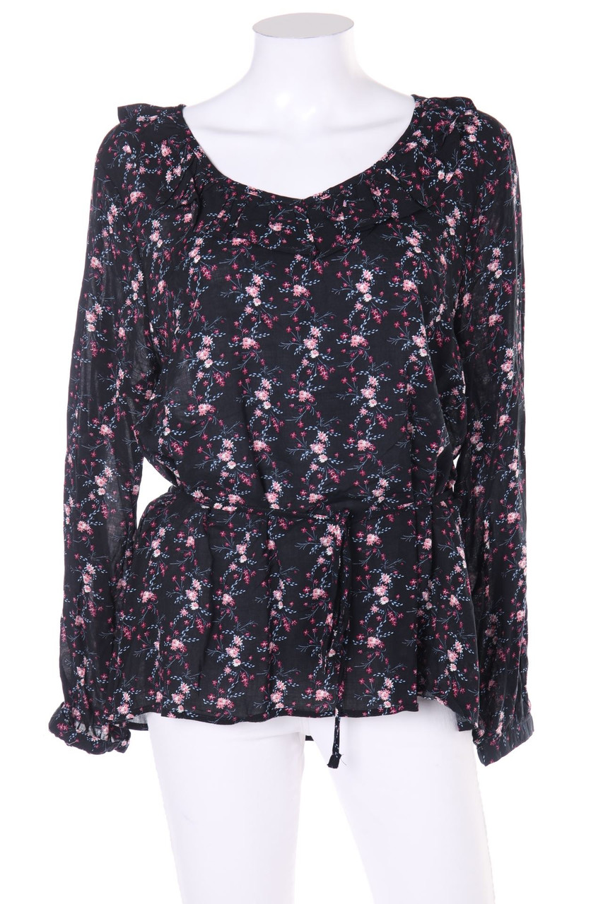 blue motion - Bluse mit Blumen-Print - L