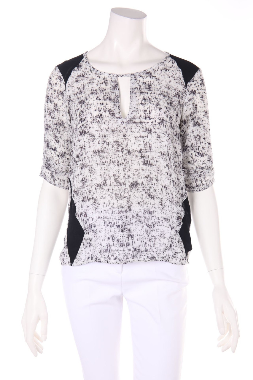 IKKS - Shortsleeve Blouse with Print - D 36