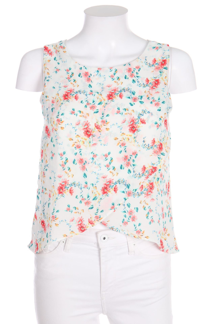 Bershka - Blouse Top, Layer Look with floral print - XS