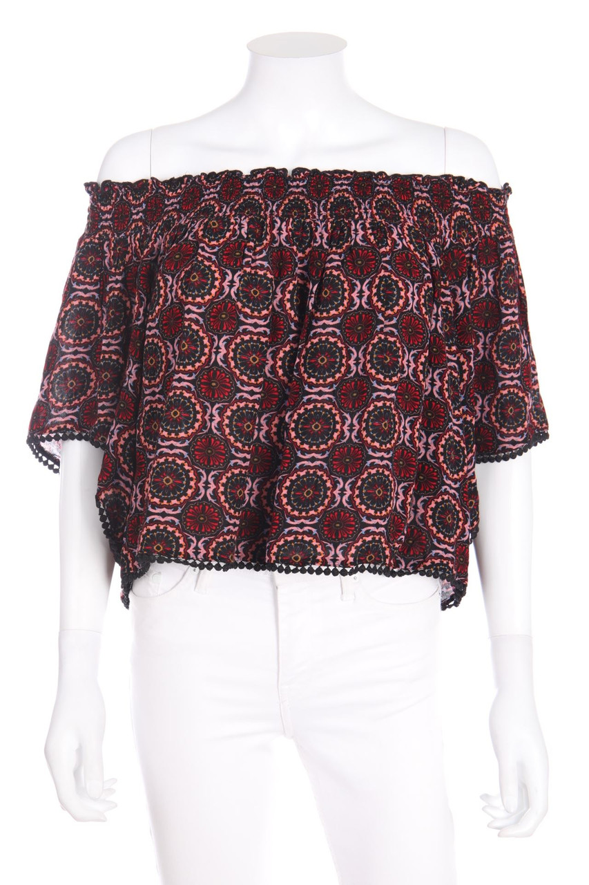 TALLY WEiJL - Off-the-shoulder blouse with Print - S