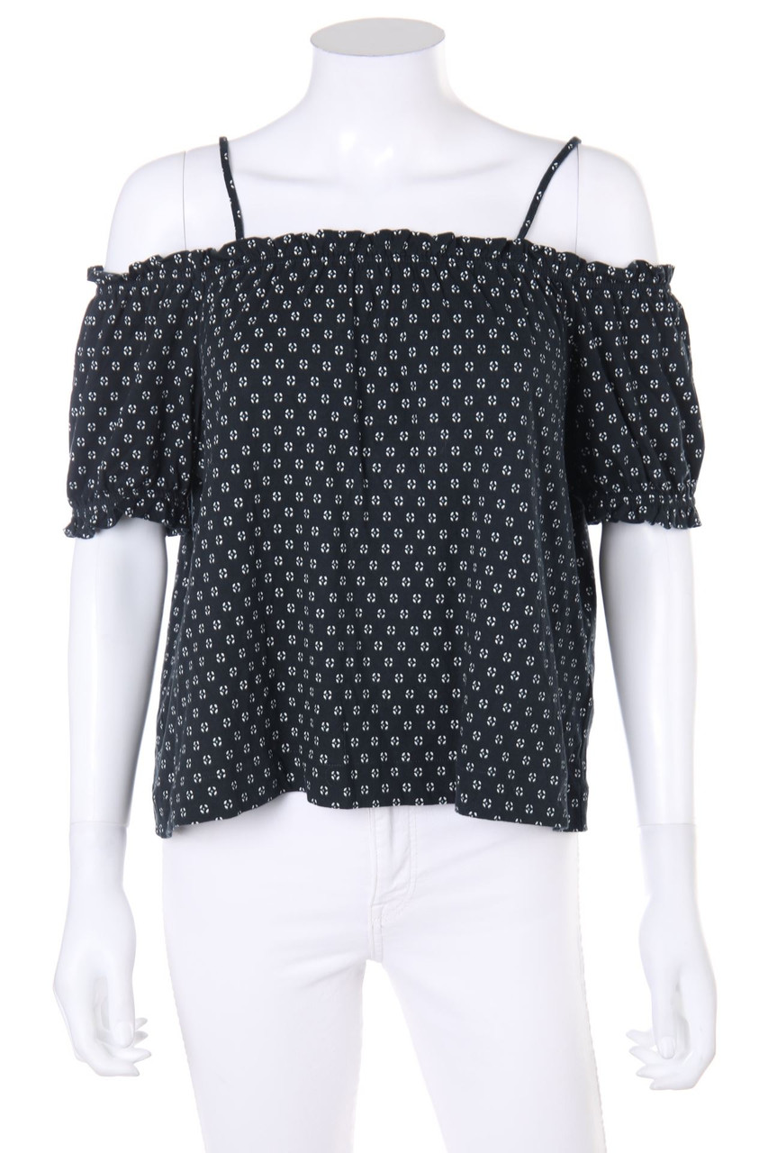 H&M - Träger-Carmen-Bluse mit Print - S