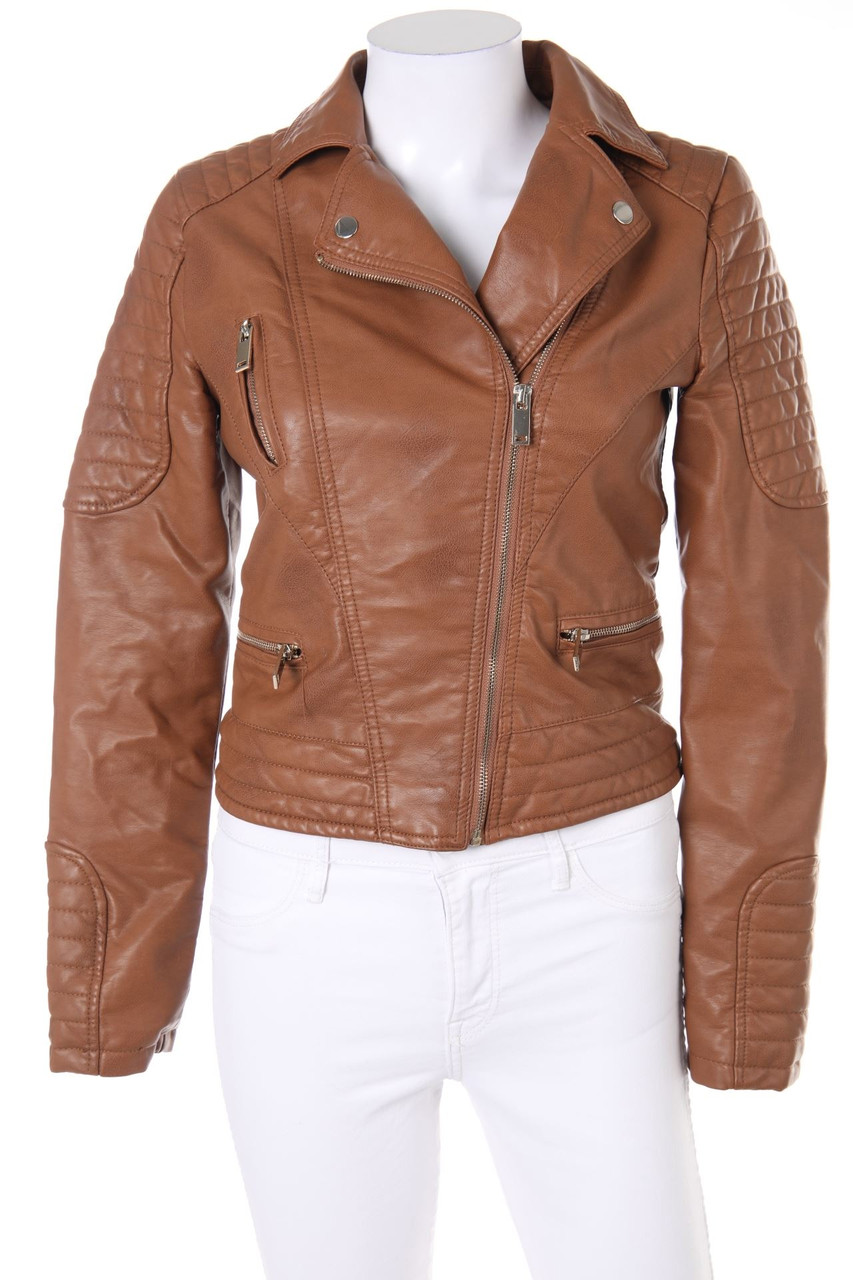 Pimkie - Kunstlederjacke mit Steppung - D 32