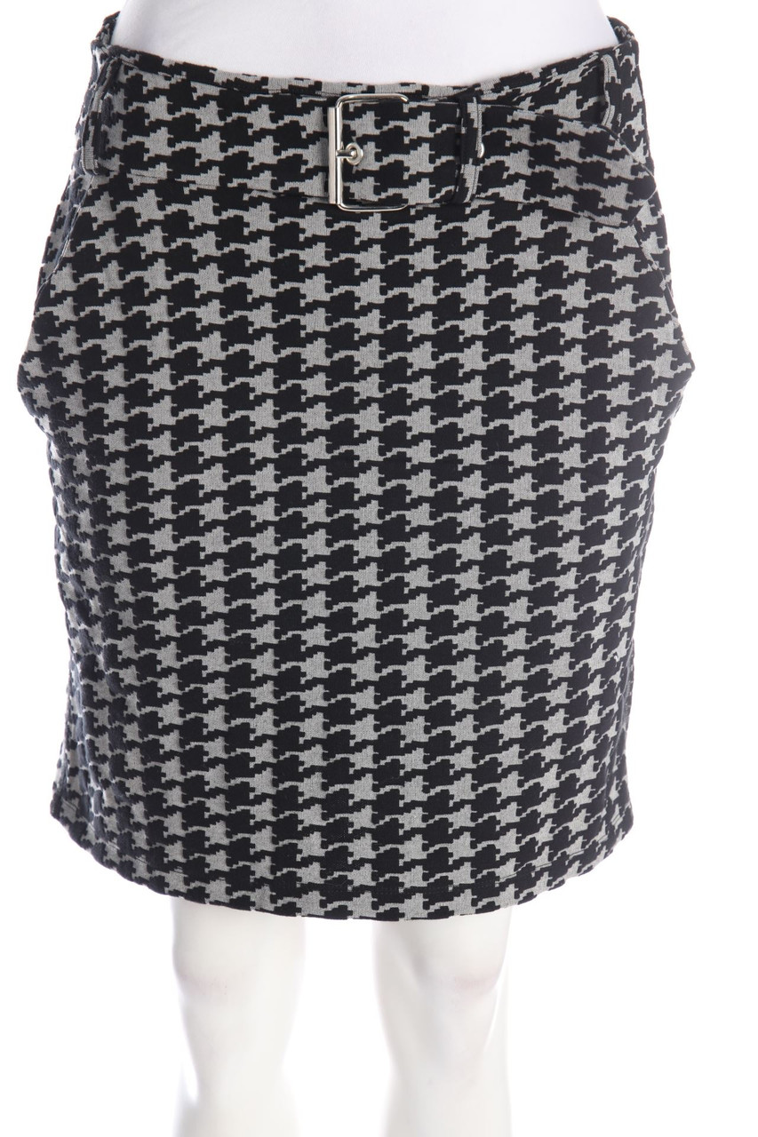 SECONDHAND - Skirt, Checked - D 36