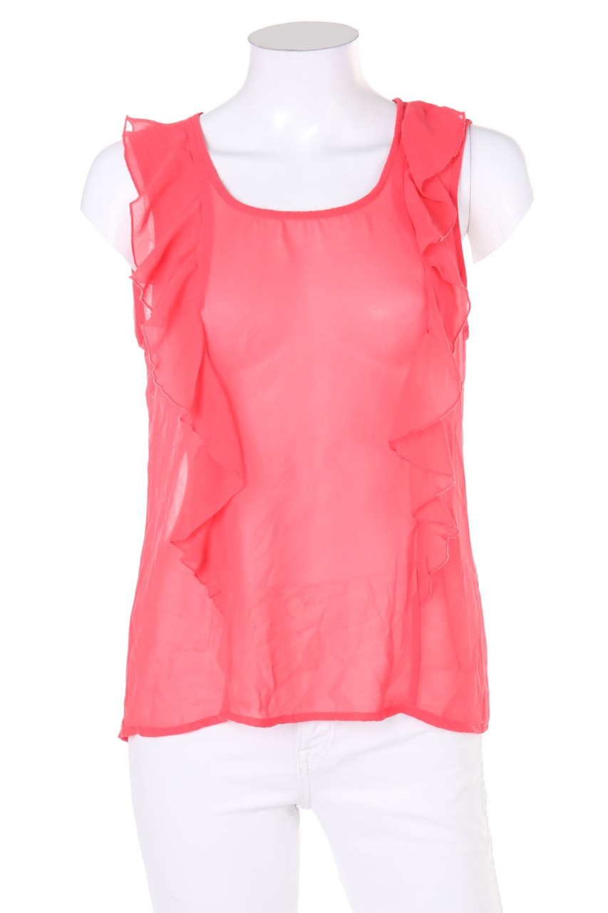 ONLY - Chiffon-Volant-Bluse - D 36