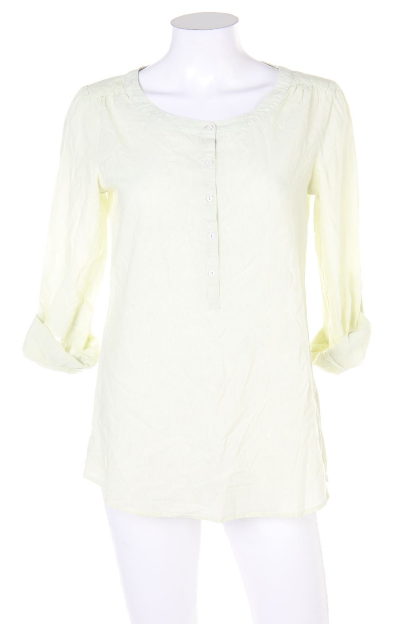 ESPRIT - Tunika-Bluse mit Roll-up-Manschette - D 36