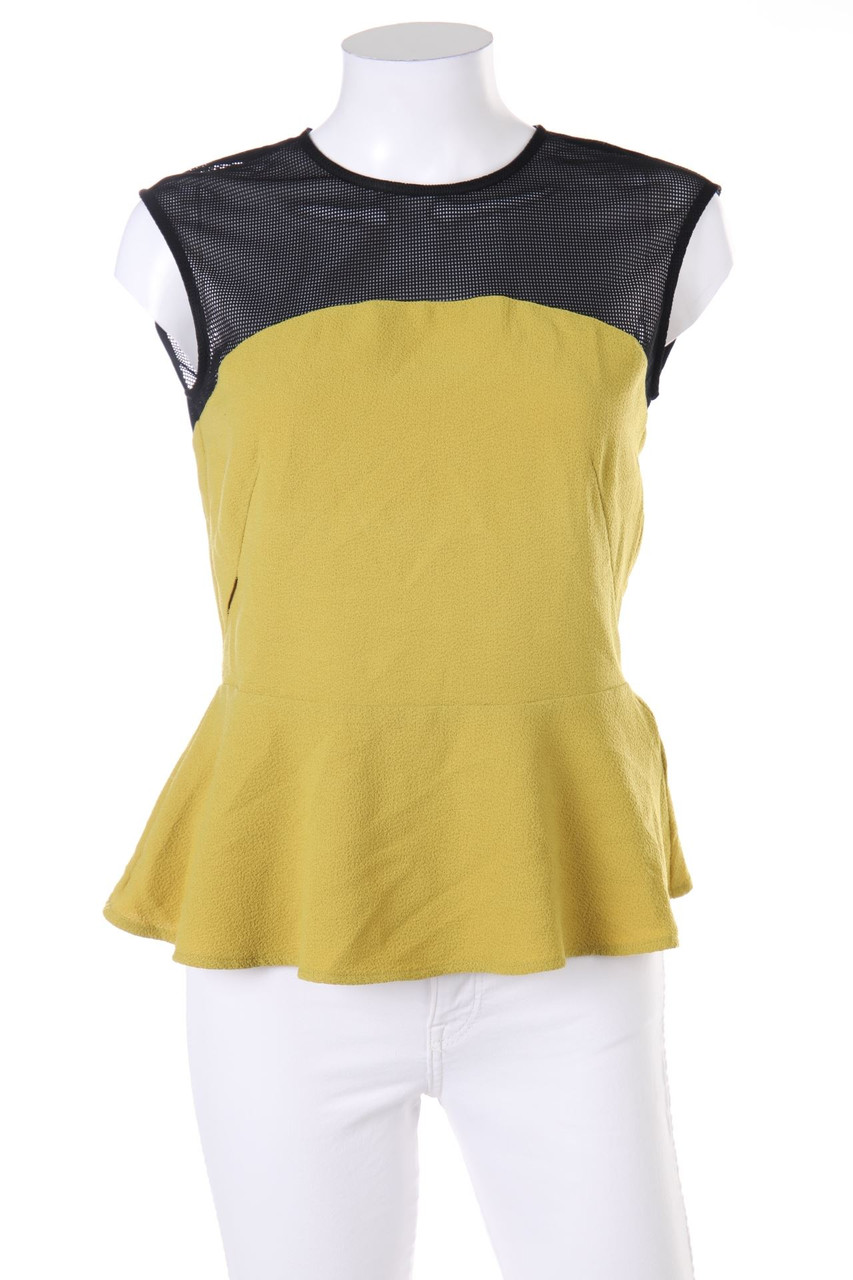 H&M - Blusentop mit Mesh-Einsatz - D 38