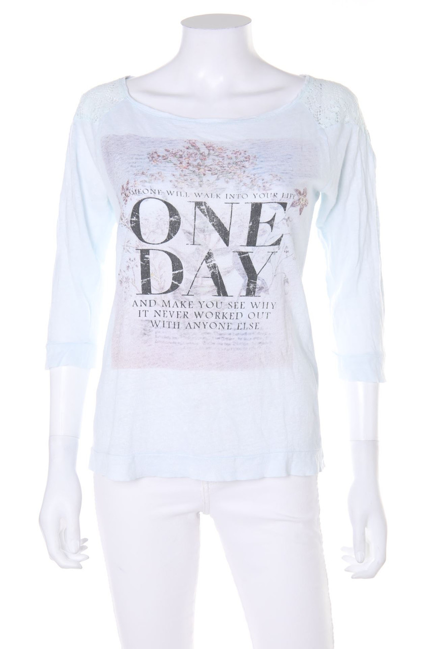 mavi - 3/4-Arm-Shirt mit Spitze - M