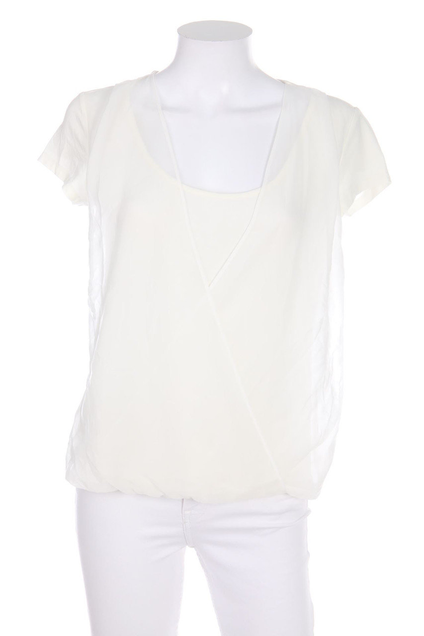 s.Oliver PREMIUM - Shortsleeve Blouse, Layer Look - D 34