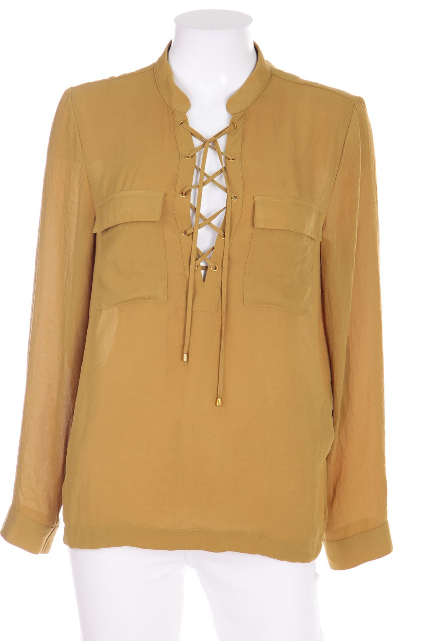 H&M - Tunika-Bluse mit Schnürung - D 36