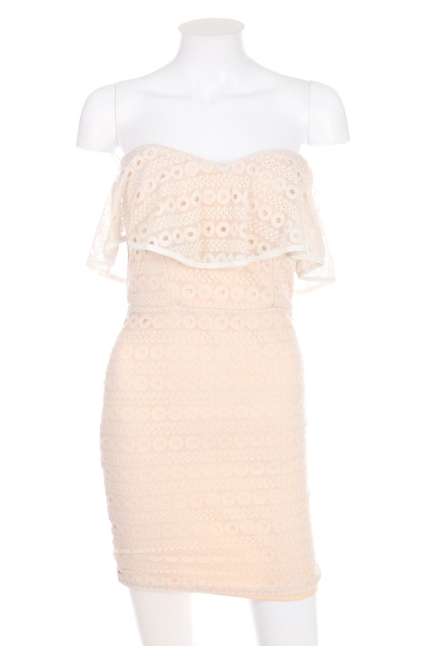 Miss Selfridge - Spitzen-Party-Kleid mit Volants - D 32