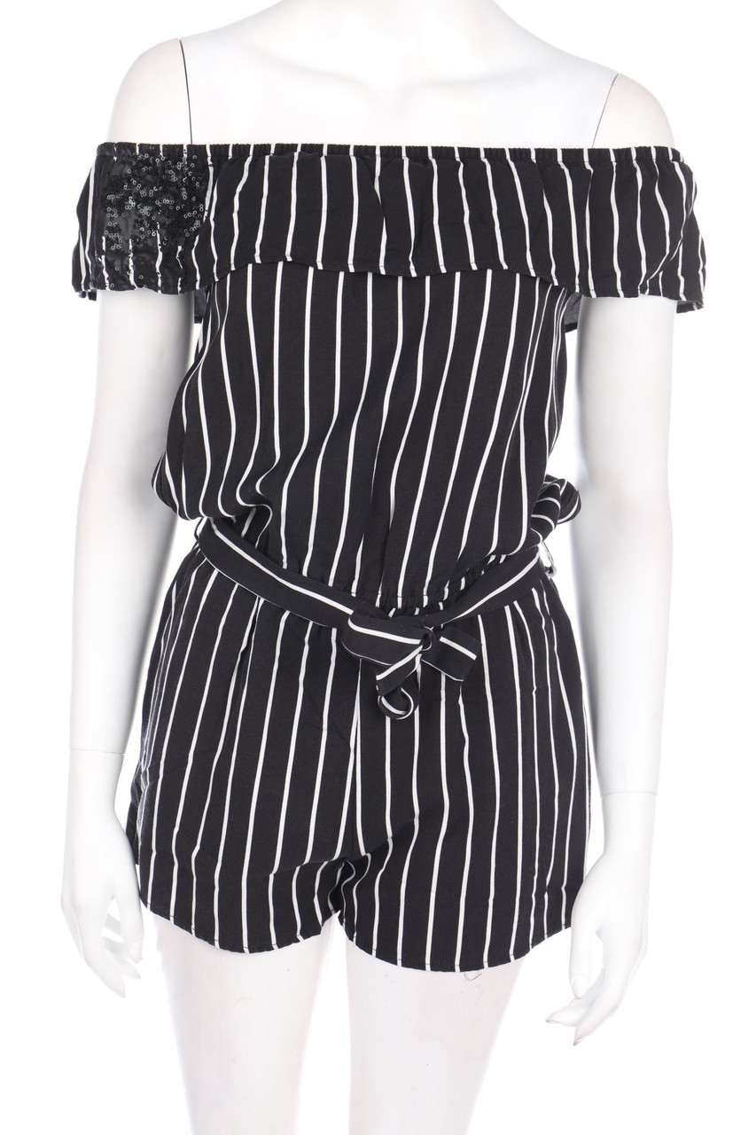 Fun&Fun - Carmen-dress with Stripes - D 36
