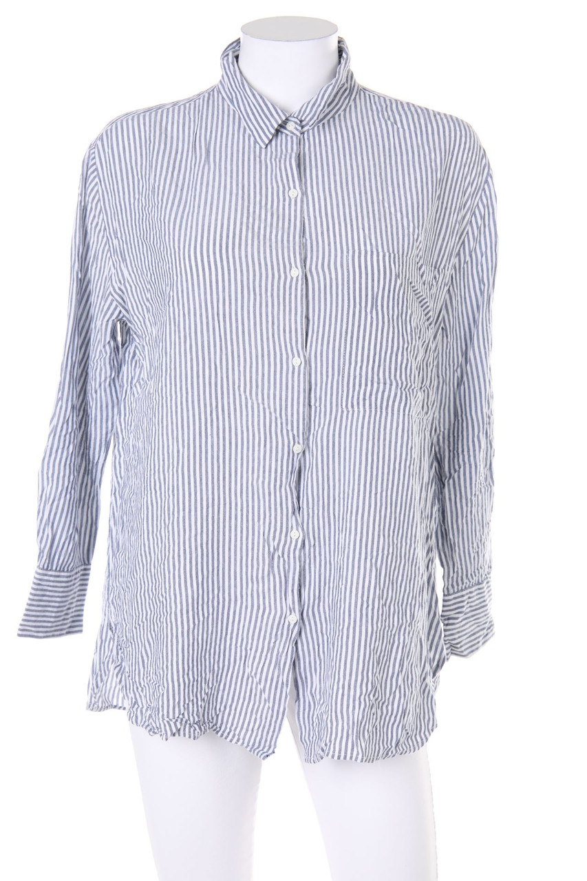 Bershka - Oversize-Blouse with Stripes - S