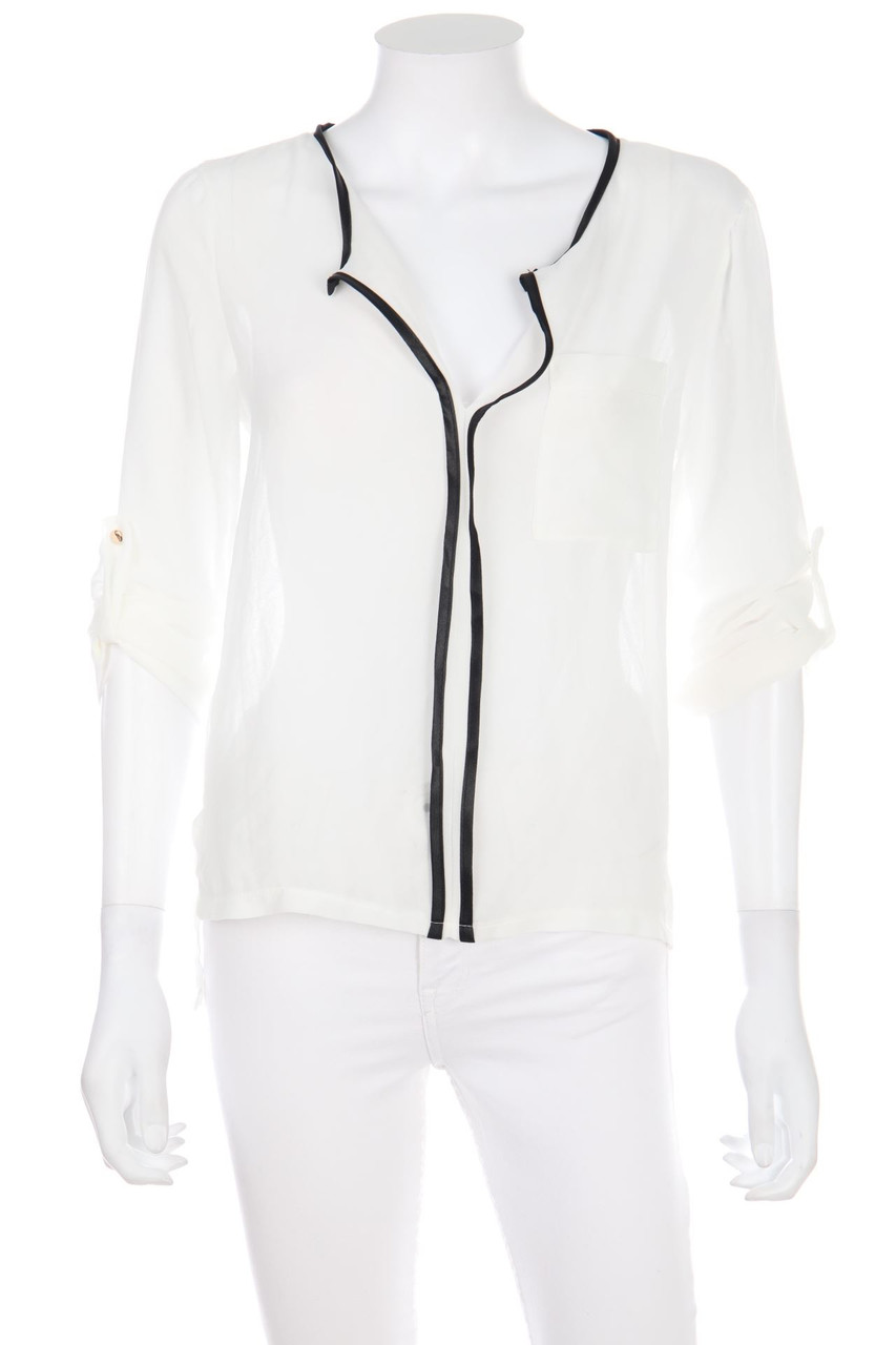 TODAY - Tunic Blouse with French Cuff - S