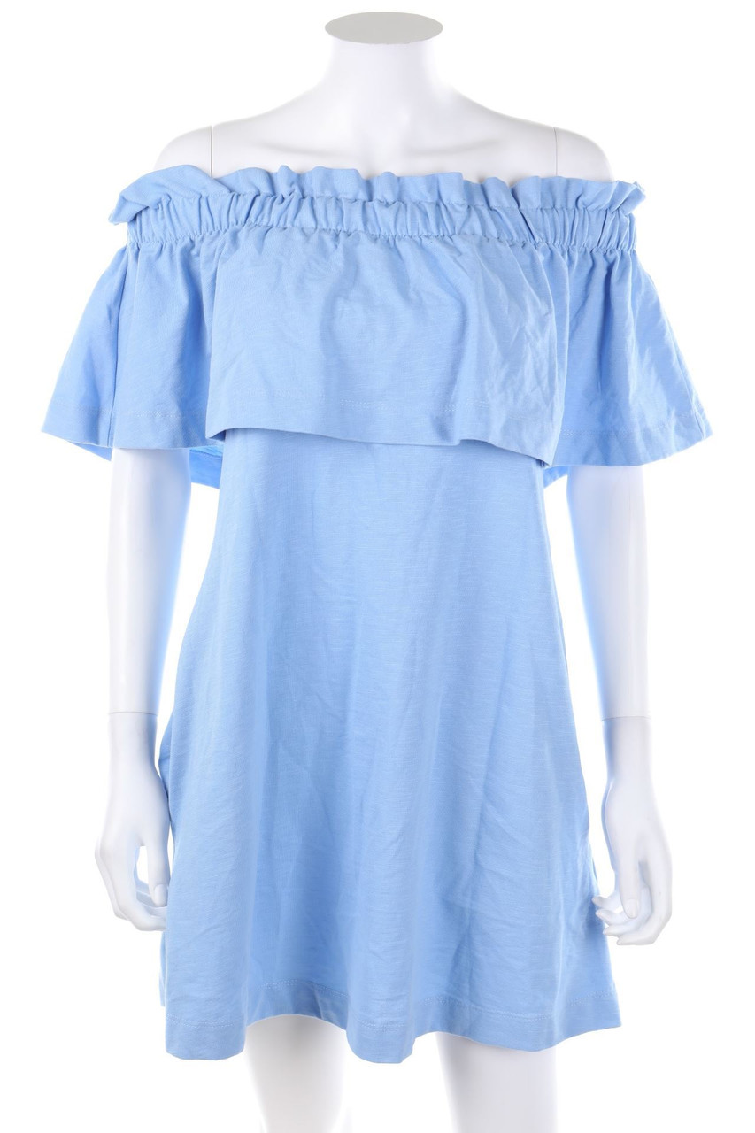 H&M - Carmen-Kleid aus Baumwoll-Mix - XS