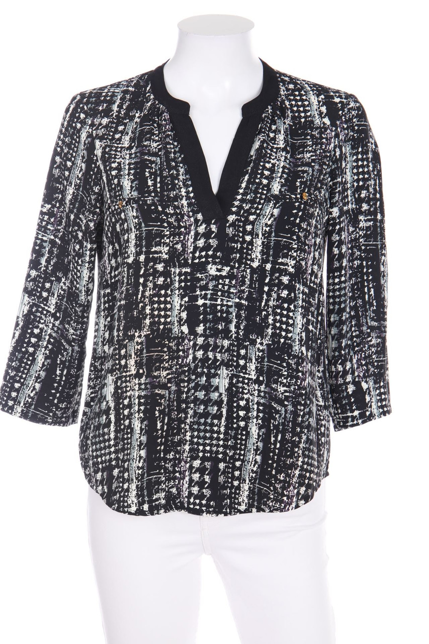 VERO MODA - Bluse mit 3/4-Ärmel mit Print - XS