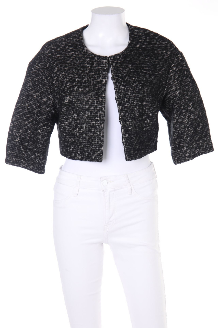 LIMITED COLLECTION - Cropped Cardigan with wool - D 38
