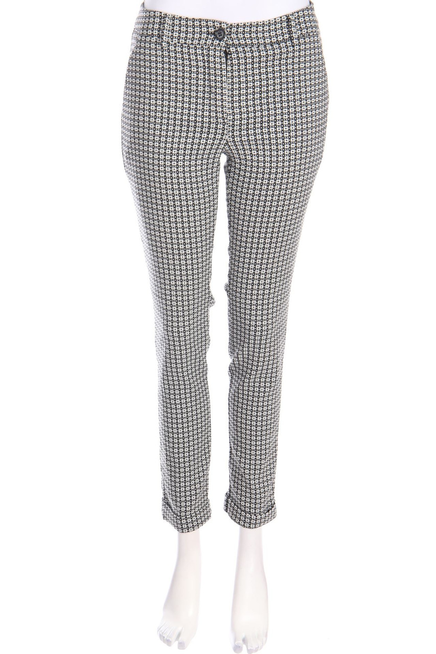 CRISTINA GAVIOLI - Hose mit Print mit geometrischem Muster - D 38