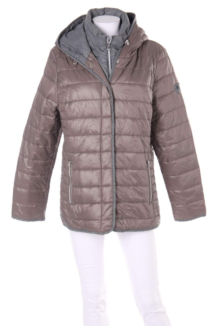 IN LINEA - wattierte Jacke mit Kapuze - D 42