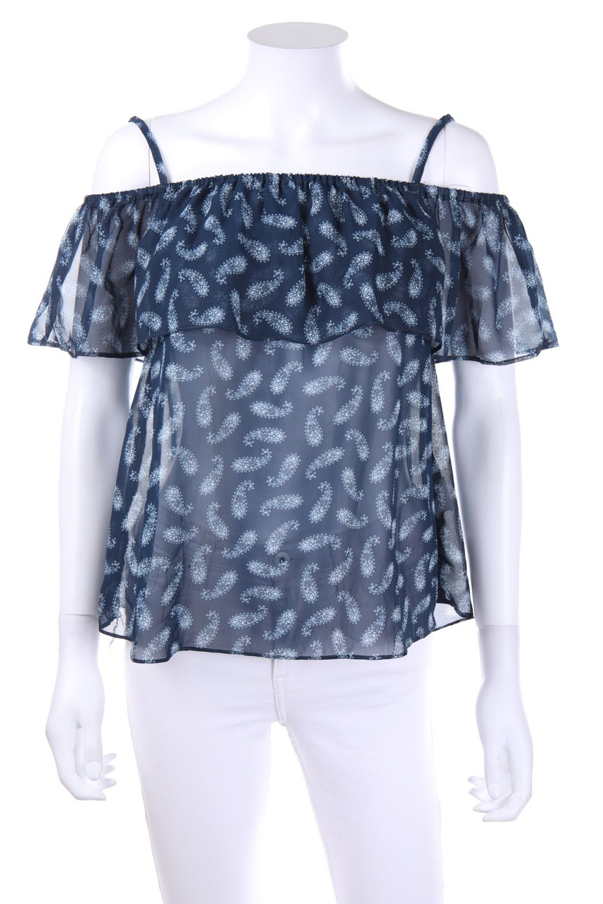 OVS - Träger-Carmen-Bluse mit Paisley-Print - M