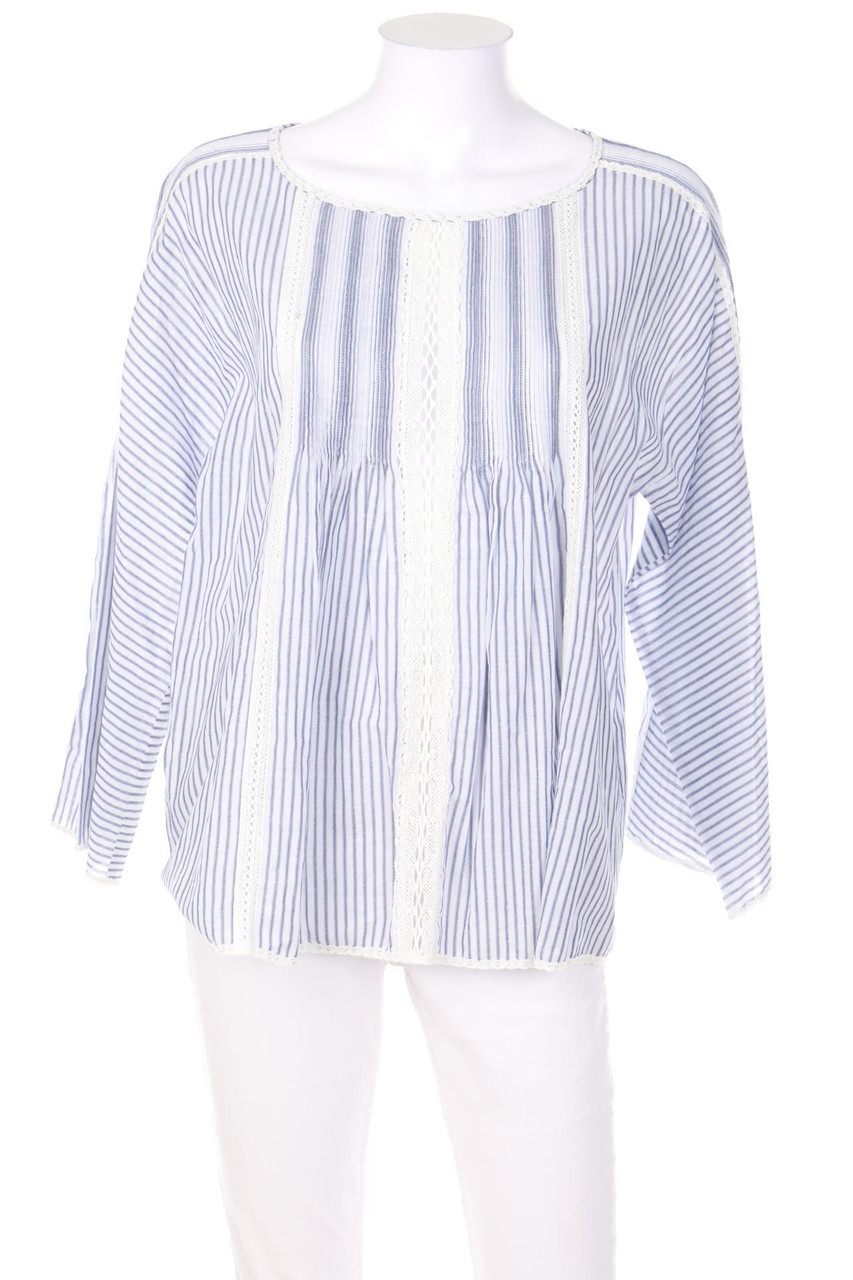 PAUL & JOE SISTER - Blouse with Batwing Sleeves with Stripes - D 36-38