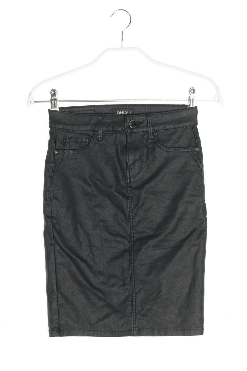 ONLY - Coated-Jeansrock - XS