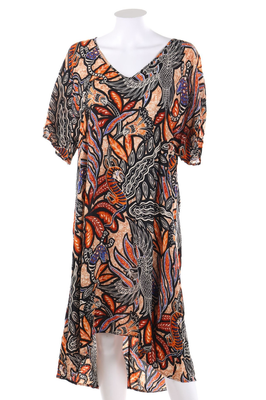 H&M - Boho-Midikleid mit Ethno-Print - D 38
