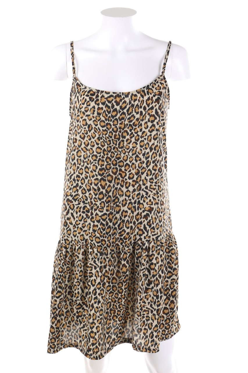 MANGO CASUALWEAR - Kleid mit Animal-Print - XXS