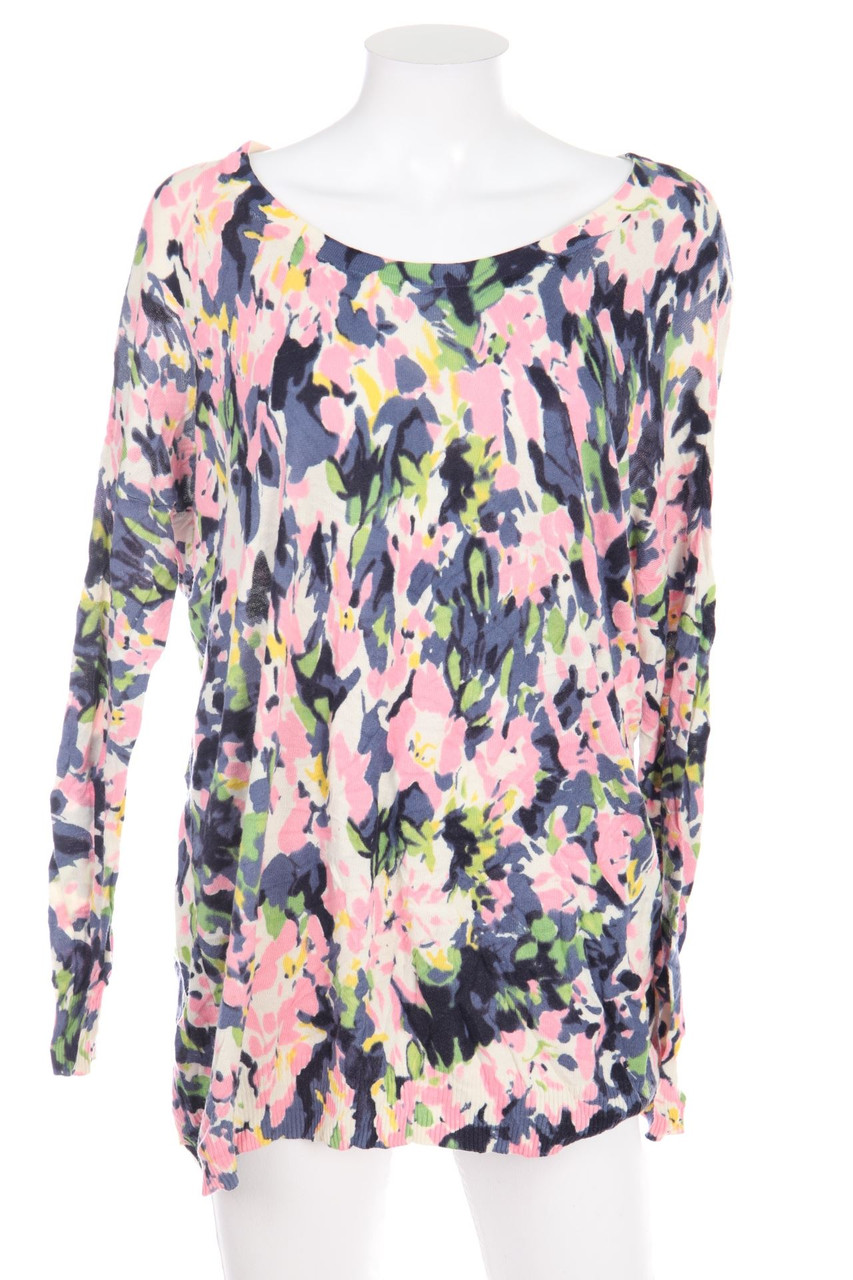 H&M - Oversize-Strick-Pullover mit Print - S