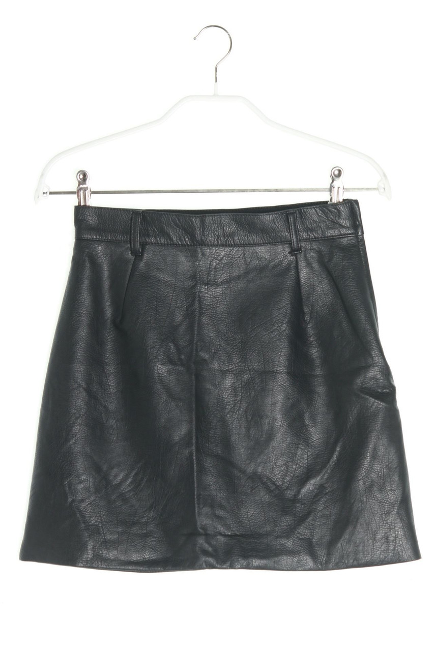 H&M DIVIDED - Faux Leather-Mini-Rock - D 34