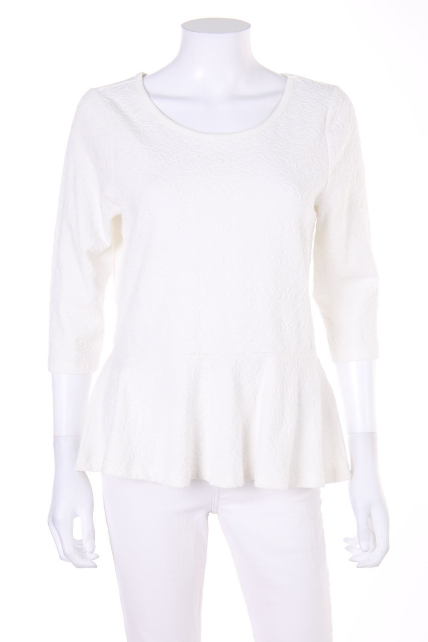 Cubus - Blouse with 3/4 Sleeve with Pattern - L