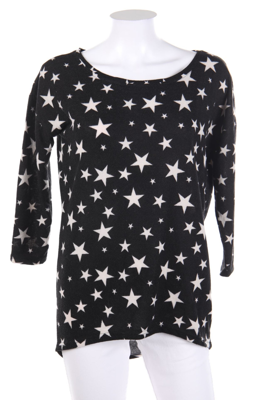 Hailys - Strick-Pullover mit Print - XS