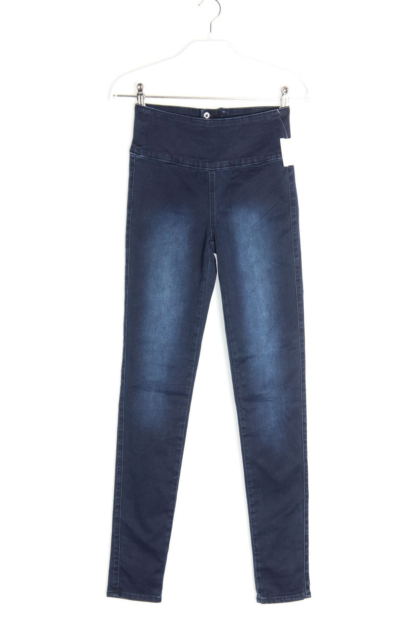 OXXY - High Waist-Used Look Jeggings - D 34