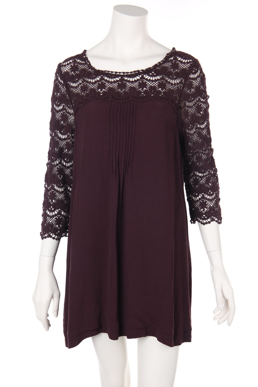 Phase Eight - Kleid mit Spitzen-Einsatz - D 40