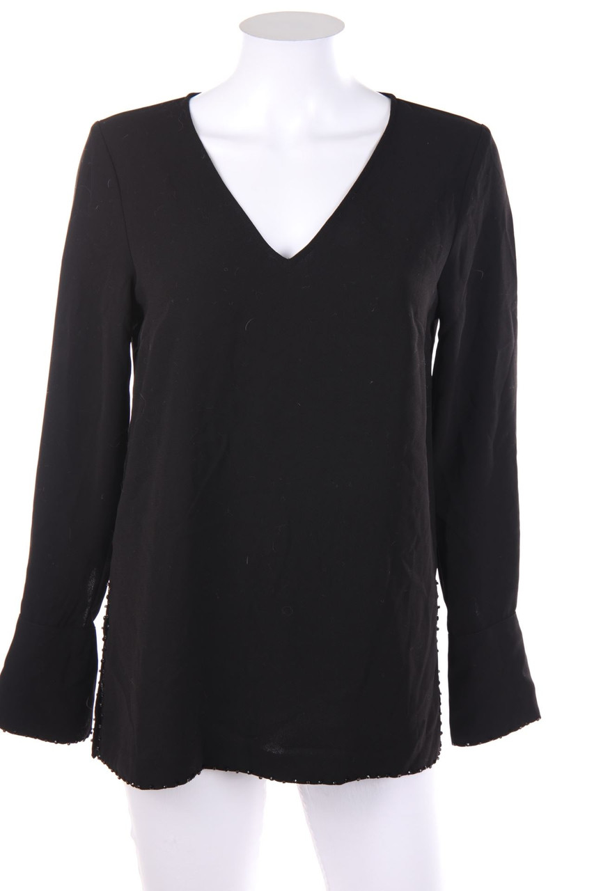 H&M - Bluse mit Schmuckstein-Applikation - D 34