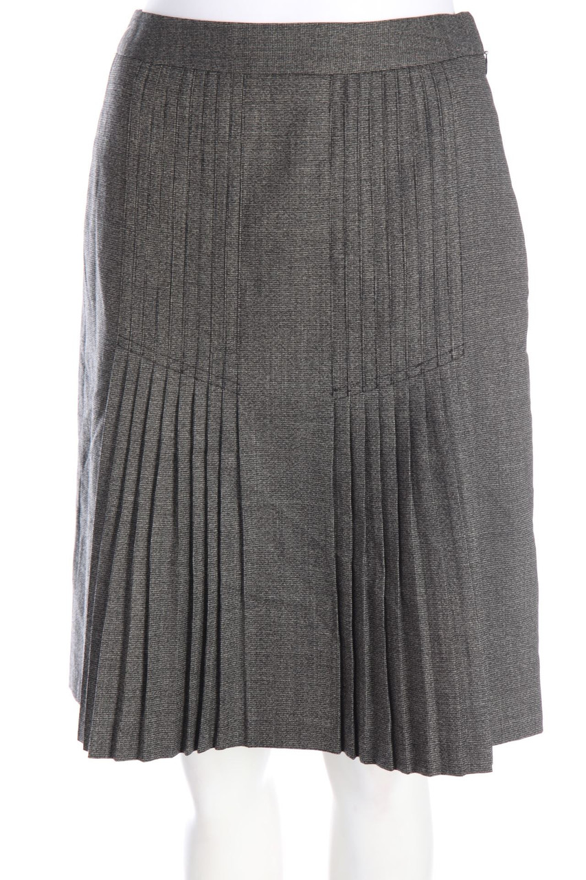 ANN TAYLOR PETITE - Pleated-Skirt, Wool-Blend - D 34